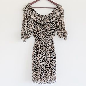 Leopard print dress